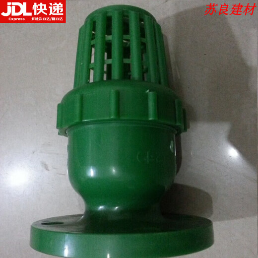 XMSJDN25-DN200防腐耐酸碱塑料底阀 塑料法兰逆止阀止回定制 DN1506寸