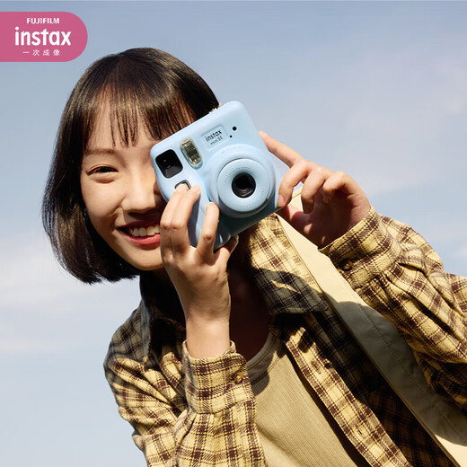 Fuji (FUJIFILM) instax mini12 camera minise one-time imaging and instant photo paper birthday gift Mini Se green (ready in stock) official standard
