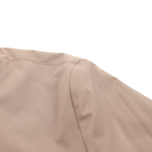 YOUNGOR Executive Jacket Men's Stand Collar Jacket Fashion Business Casual Men's Top Jacket Khaki L 175/96A