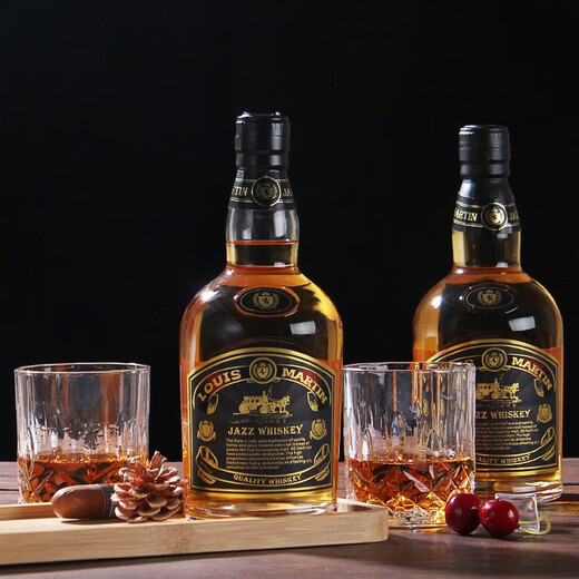路易玛迪尼（Louie mardini）进口洋酒爵士谷物威士忌700ML40度高度烈酒 酒吧KTV调和酒 单支