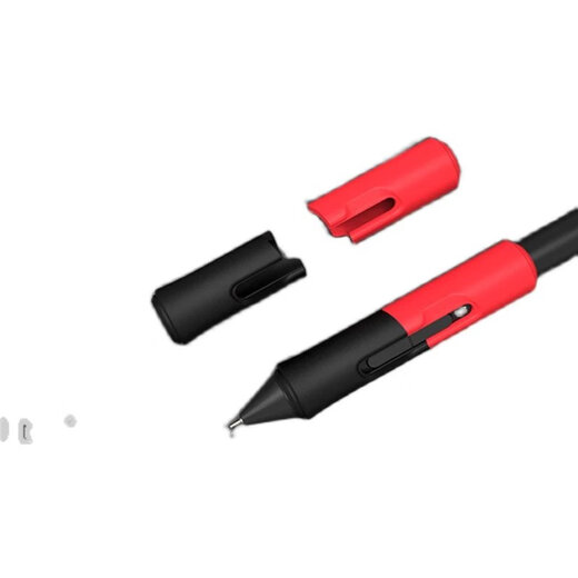 和冠（Wacom）数位板握笔器CTL472/672/4100/6100/690手绘板压感笔套 黑色两 浅紫色两只装(10支笔芯更换器) 0x0cm