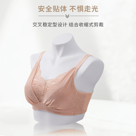 雪伦义乳文胸假胸假乳房胸罩术后专用胸罩透气抹胸2413 裸肤色 80B
