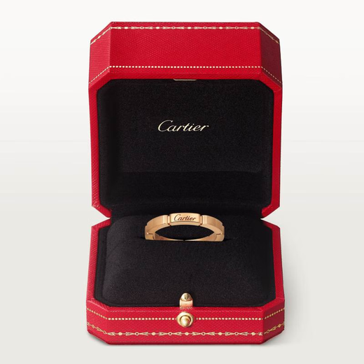 Cartier ring Cartier Maillon series ring for men and women 2.5mm B4079800 rose gold 55