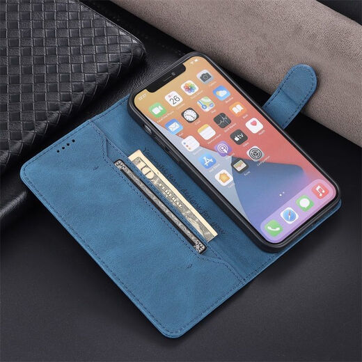普迈鑫 vivos9手机壳s10pro皮套钱包插卡支架x70商务s7e真皮y3手机保护套Y76s复古 咖啡色【收藏 配膜+长挂绳】 Y73s/S7e/S7e活力