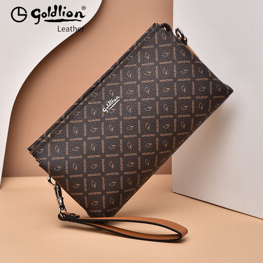Jinlilai Lady's Clutch Bag 2025 Neue gedruckte Trendhandtasche Vielseitige Mode Frauenbeutel Frauentag Geschenke für alte Farbe [FC503036-1c53]