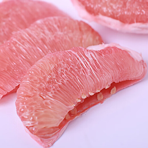 Three-red honey pomelo from Guanxi, Fujian, directly harvested from the place of origin. Each piece is about 1.2kg.