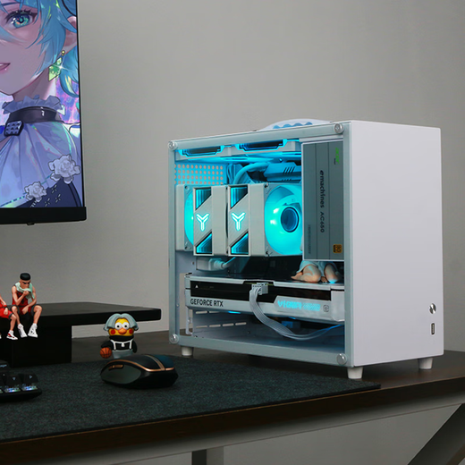 MAXSUN Ultra5 245KF/230F/RTX5070/RTX5060TI/B580/14600KF mini desktop assembly computer host e-sports game live broadcast DIY complete machine configuration six丨14600KF丨RTX5060