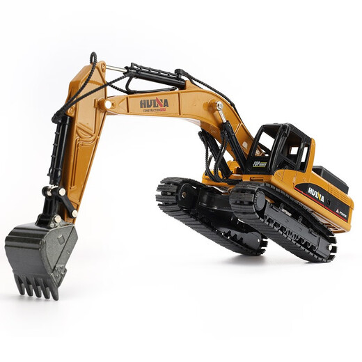 Modèle de véhicule d'ingénierie en alliage Excavatrice Hydraulic Toy Excavator Car Excavator Truck Truck Bulldozer 723 Machine de démolition en alliage