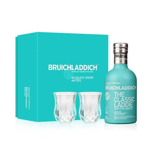 布赫拉迪（Bruichladdich）洋酒 经典单一麦芽苏格兰威士忌 布赫拉迪谜语礼盒 经典200ml