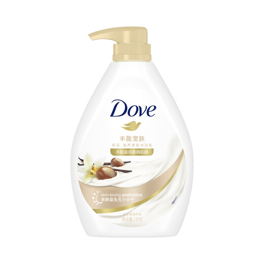 Dove Rich Skin Care Shower Milk 1000g Smooth Skin Fragrance Moisturizing (New and Old Packaging Randomly)
