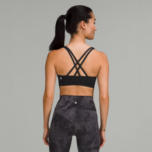 Lululemon丨Energy Women's Sports Bra Training Yoga Removable Chest Pad LW2D85A Black S