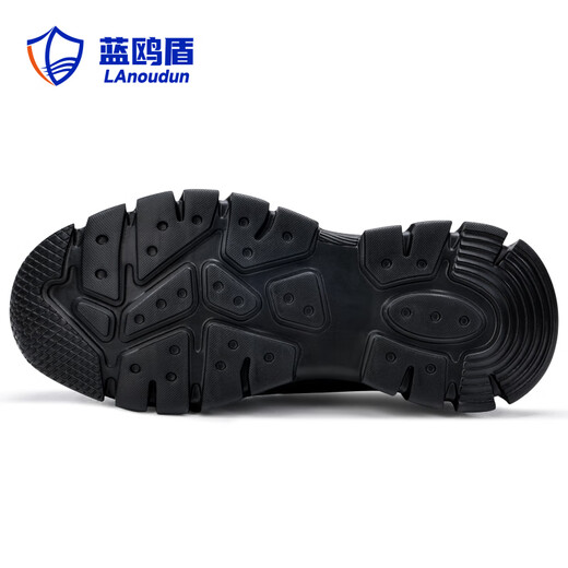Blue Owl Shield Labor Protection Shoes Men's Breathable Lightweight Anti-Smashing Ladle Head Anti-Puncture Soft Sole Safety Work Function Shoes D213-1 41