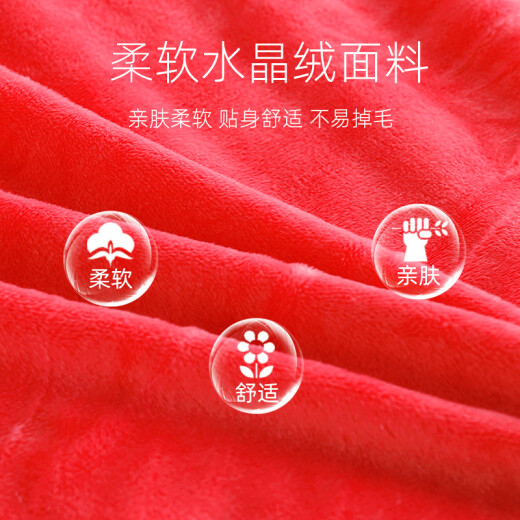 Slap Stick Meridian Health und Back Massage Device Hit Hammer Beine Plüsch Fitness Rückenmassage SN9892 Chinesisch Rot