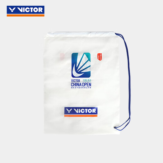 威克多（VICTOR）胜利羽毛球鞋袋PG701CO24抽绳收纳中国公开赛2024常州 抽绳袋PG701CO24【白色】