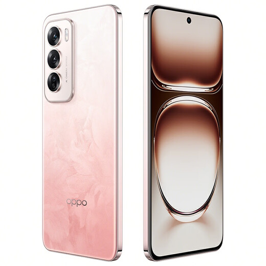 OPPO RENO12 12 ГБ+256 ГБ мягкий персик Супер красивый маленький прямой экран Android Live Picture Game Smart AI Image Student 5G Мобильный телефон мобильный телефон