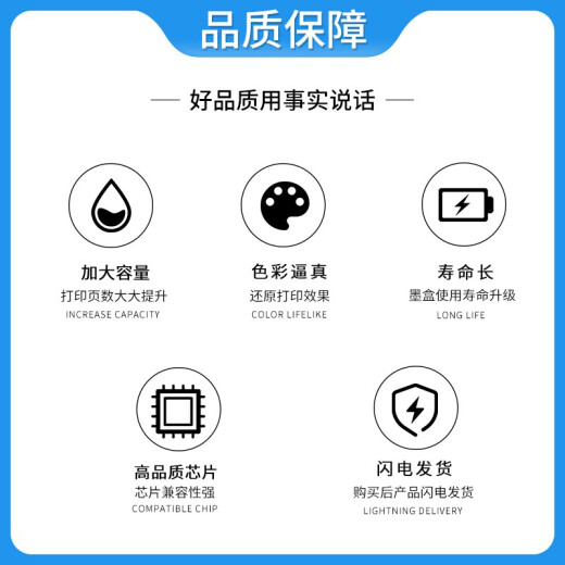 梦翔适用佳能IX6580 MG5180 MG5280 5380 MG6180 MG6280打印机墨盒 825/826墨盒【五色套装】