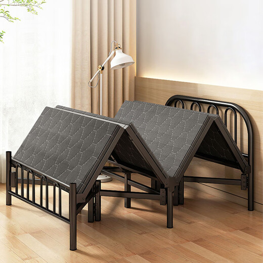Xingkai folding bed portable simple home office nap bed accompanying bed foldable iron bed without installation 4 folding bed BGC820 120cm