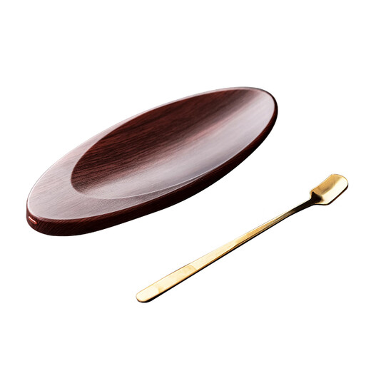 Tangfeng digital smart tea electronic scale tea scale household small charging high-precision heavy-weight tea set tea ceremony accessories Qingzhou tea scale walnut color