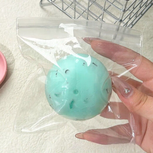 Xinshuo Toy Material de pelota hecha a mano Pack Pack Building Block Bolla Handmade Ball Milk Té Fleh Ventilla Bola de ventilación Pinches Toy Educación temprana. Cuatro tipos de mezcla y coincidencia auto-selección [Nota de servicio al cliente]