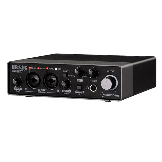 YAMAHA UR22C professional recording sound card 2 in and 2 out dubbing audiobook recording guitar arrangement recording studio external sound card Tencent conference online video conferencing sound card