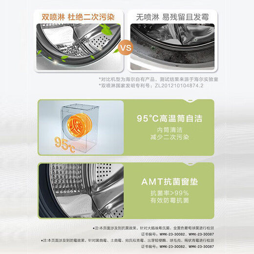 Haier industry's ultra-thin TOP Haier 8/10 kg ultra-thin drum washing machine fully automatic household small apartment embedded first-class energy efficiency large drum diameter national subsidy 8 kg + 417 ultra-thin + 525 large drum diameter + bacteria mite removal + down wash