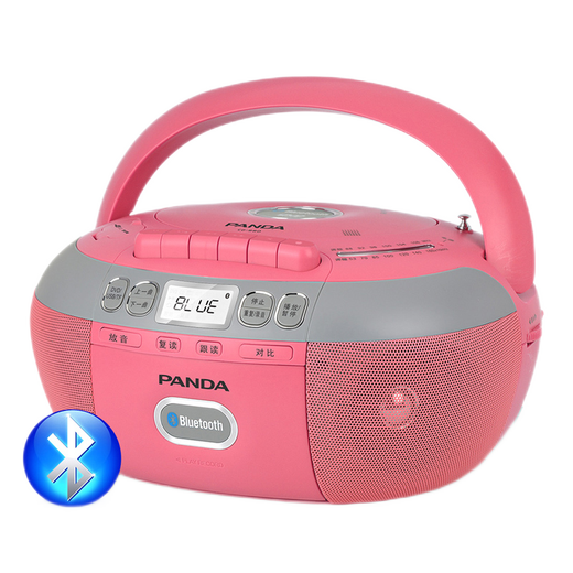 Panda (panda) CD107 Cad Player Recorder CD Player Reproductor de CD DVD Reproductor de Aprendizaje Inglés CD880 White [Bluetooth CD/DVD/Carácter]