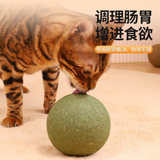 Qi Oh Cat Toy Super Large Cat Mint Ball Self-Happiness and Boredom Relief Artifact Cat Kitten Funny Stick Pet Cat Supplies Teeth Grinding 10CM Cat Mint Ball