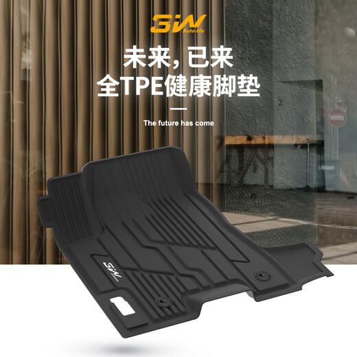 Las almohadillas de pie TPE de 3W son adecuadas para Buick GL8-ES Luzun 653T 652T Fathead Fish Luxury Business Wool Foot Poot GL8 653 Padres delantero (17-24 modelos)