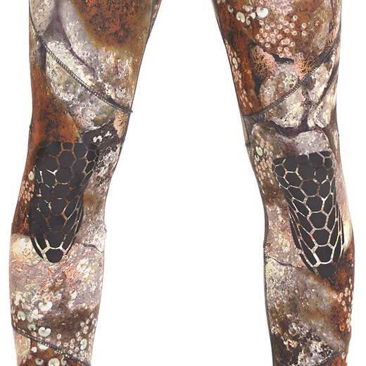 Swimming speed (Yon sub) YON SUB wetsuit one-piece thickened hooded wetsuit snorkeling suit 5mm winter swimming thermal suit cold-proof surfing suit 5MM gray camouflage plus velvet style XL