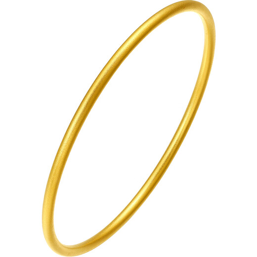 Saturday Fu Gu method gold bracelet for women simple pure gold 999 bracelet priced at AA106728 about 8.98g 58mm gift