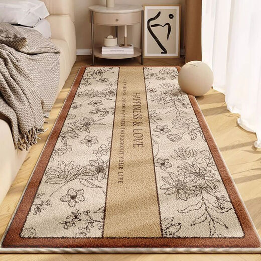 Alfombra de habitación para niñas de dormitorio imitación espesa de cachemira manta de la noche de la noche de la cabecera de altura y resistencia a la tierra hogar gran área j1517c villano marrón oscuro cajas de cajas de cajas de cebo de cebo 120 veces 160.5 cm