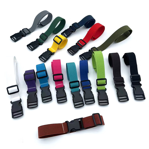Multifunctional color elastic bundling strap plastic buckle camping luggage strap elastic buckle belt custom buckle elastic buckle elastic strap 2.5CM wide * 120CM long * 2 buckle elastic strap 3CM wide * 100CM long * 2 strips Default black