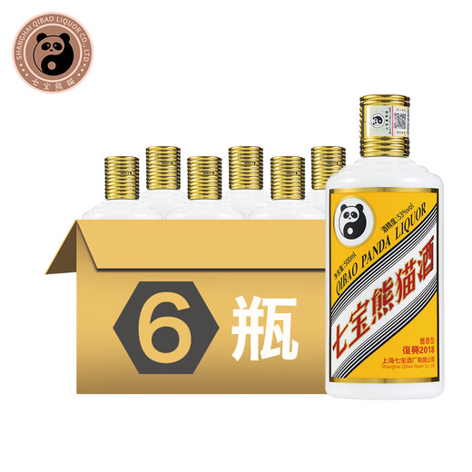 Qibao Panda 53 Saucengeschmack 500 ml*6 Flaschen Flaggschiff-Modell Full Box