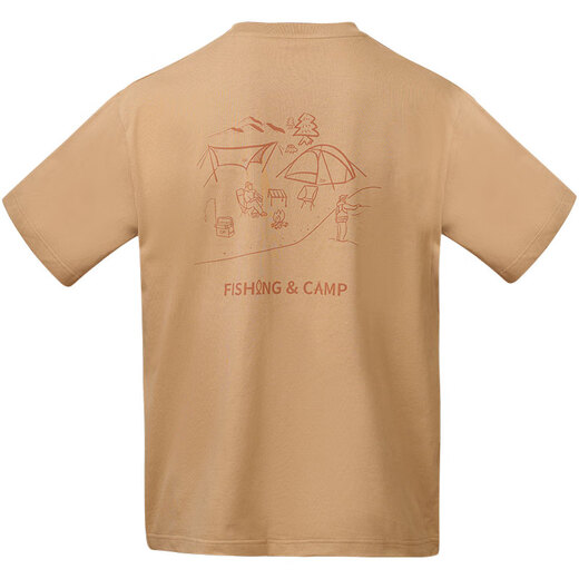 DAIWA 24 spring and summer DE-5424/5524CS sun protection fishing short-sleeved T-shirt round neck casual top outdoor camping illustration version-black L