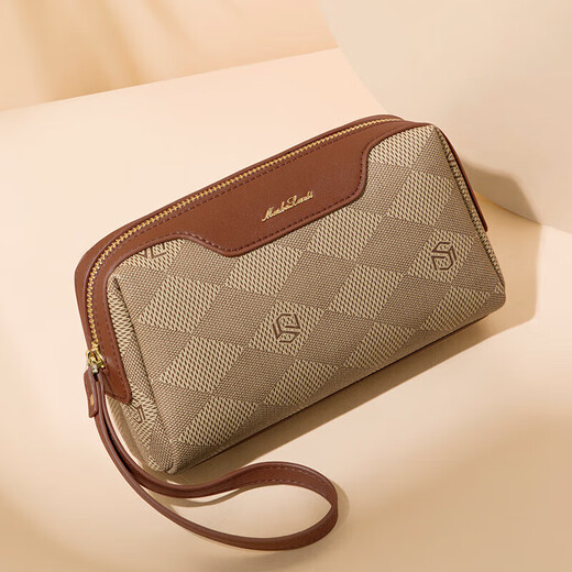 MashaLanti (MashaLanti) Wallet Women's Large Capacity Clutch Portable Can Hold Mobile Phone Coin Purse Light Luxury Handheld Mom Bag Birthday Gift