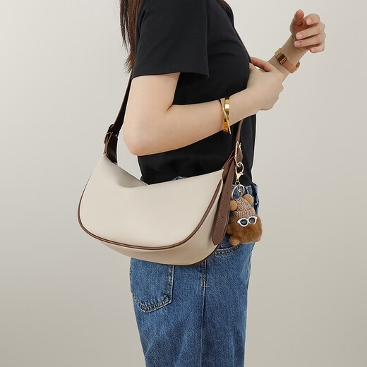 Mot de passe moderne 2025 Nouveaux sacs pour sacs pour femmes, sacs à bandoulière en cuir souple, sacs de boulettes de vaches, sacs d'épaule, cadeaux de la Saint-Valentin chinois pour petite amie et épouse MM6636 Caramel [emballage de boîte cadeau + roses]