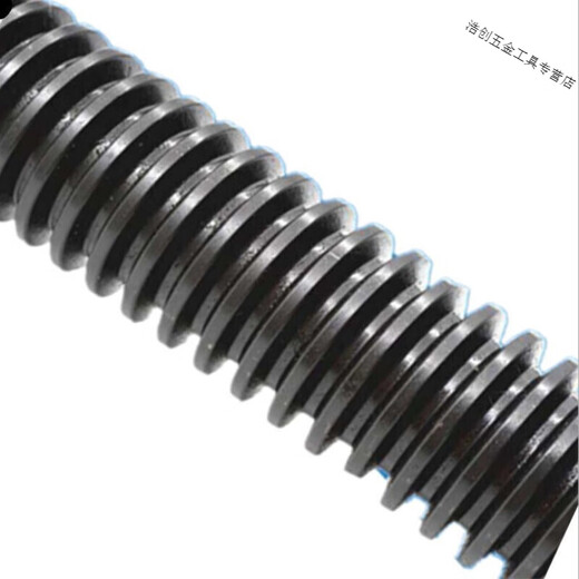 Fantasy high-strength trapezoidal screw T-shaped buckle screw rod building square buckle coarse thread screw coarse thread thread stud T16*4*1 with 4 hexagonal nuts