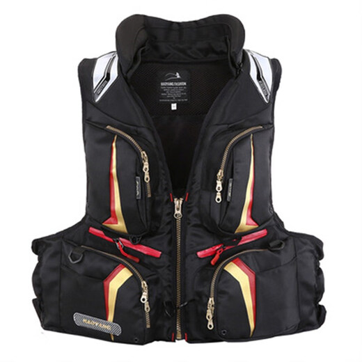 Nanbo Maru fishing multi-pocket life jacket sea fishing vest boat fishing buoyancy rock fishing suit Luya safety multi-functional gray domestic 2XL