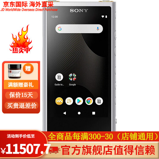NW-ZX507/S Walkman High-Resolution 64GB MP3 Touch Screen 3.6 inches Android 9 inches Android 9