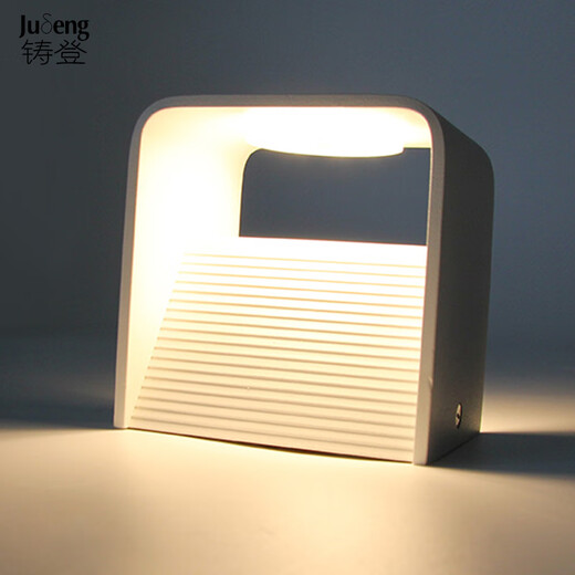 Yichen customized LED aluminum wall lamp Hanting 7 Days Hotel bedside lamp living room TV wall corridor aisle stairwell bedroom thickened version, white 5W yellow light (aluminum thickness 3MM)