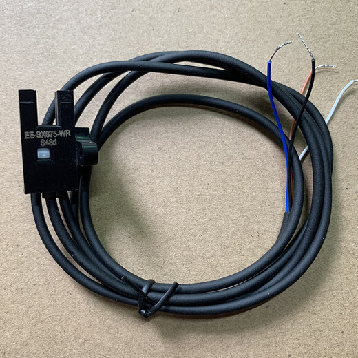 U型光电开关带线EE-SX670WR/671/SX672A/673/SX674/675/676/67 EE-SX671AWR NPN型 感应到亮指示灯 5米(订货2天)