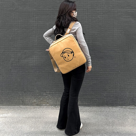 FeinerWorld kork Paar Rucksack Rucksack Retro Trendy Brand Japanisch kleine Headschoolbag Großkapazität Geburtstagsgeschenk Standard Ferner Hat Boy Standard Stil