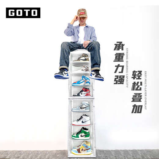 1000% violent bear trendy toy storage box Lego storage shoe box trendy toy voice-activated light figure display box without lights 1000% trendy toy violent bear collection