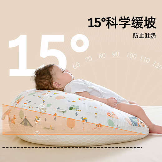 婧麒（JOYNCLEON）哺乳枕婴儿防吐奶斜坡垫防溢奶呛奶新生儿喂奶枕0-1岁  Jzt72072