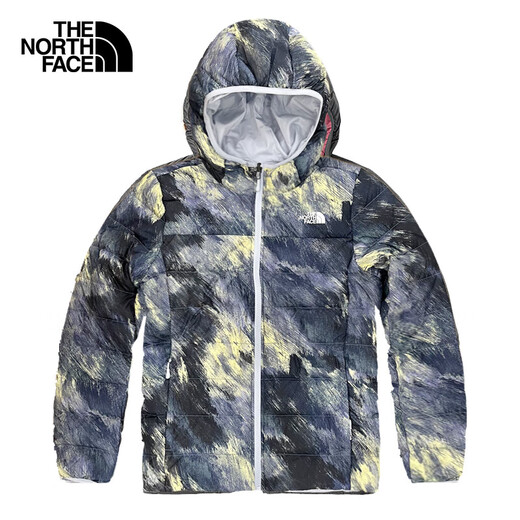 La veste North Face North Down pour femmes extérieures à double face chaude veste à bas 83OK BLUE / OW1 S