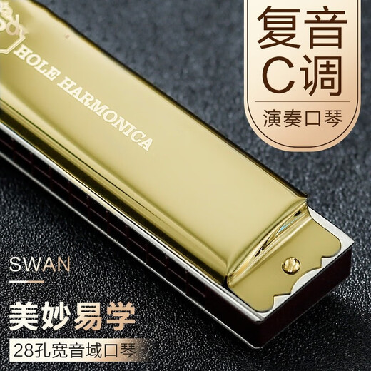 Alemania Ched Swan CHED 28 hoyos C-Tune C-Tune armónica Adulto Adulto Adulto Acentuado Instrumento de piano Polyphonic C-Tune + Conjunto completo de tutoriales