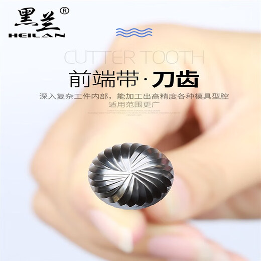 Extended rotary file metal engraving electric grinding head tungsten steel milling cutter grinding head D-type carbide rotary file D12*100mm
