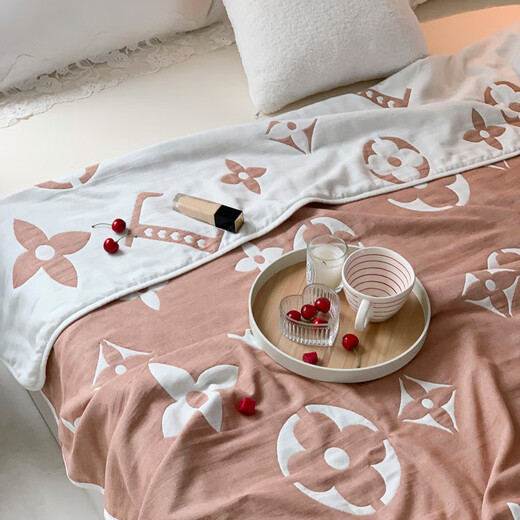 Towel quilt six-layer gauze pure cotton summer cool quilt air-conditioned quilt double cotton summer children's baby nap blanket A small age 150*200cm single style/pure cotton 6 layers