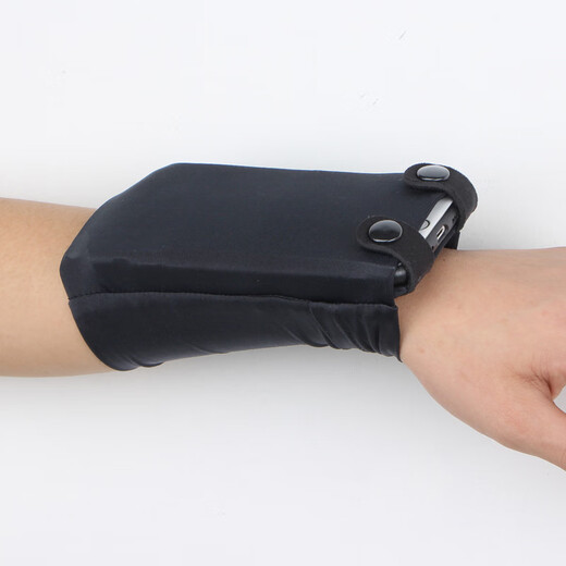 HengTravler outdoor backpack sports wrist bag elastic fit mini cartoon arm bag 7-inch mobile phone yoga key card bag K1 yellow