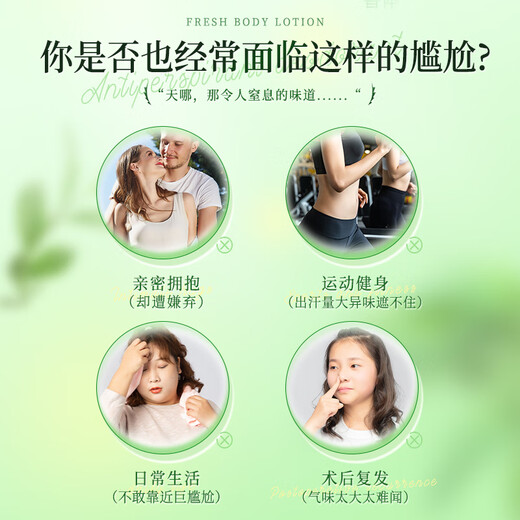 Beijing Tongrentang Fresh Deodorant Spray for Inner Courtyard, Non-body Odor, Special for Men and Women, Non-Deodorant, Antiperspirant and Underarm Odor, 60ml, 2 Bottles, Periodic Pack, Root Purifying Odor